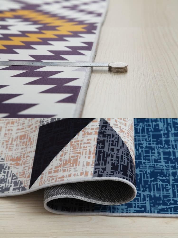 SUICRA Aesthetics – Alfombrillas de cocina de estilo bohemio con diseño de mármol, acolchadas, antifatiga, para el hogar y la oficina