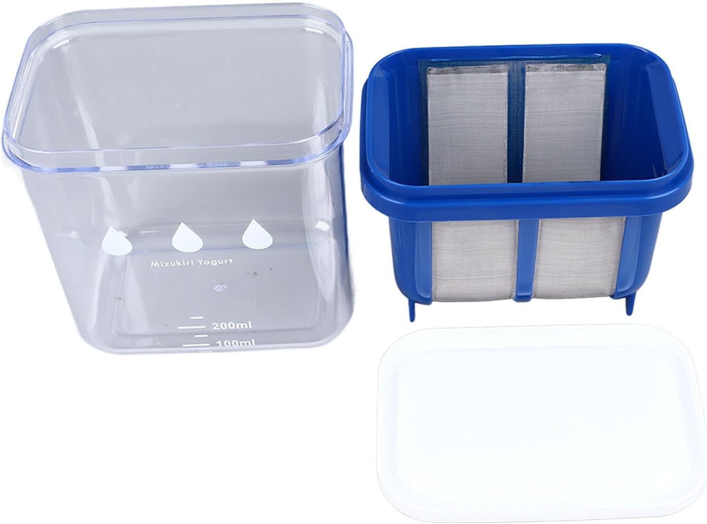 Fabricante de yogur griego, colador eficiente para hacer yogurt de gran capacidad, separador de suero de leche, yogur reutilizable, utensilios de