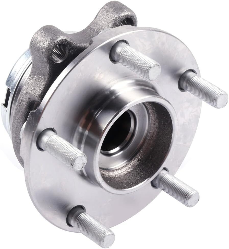 SCITOO 4 unidades de cojinete de rueda delantera y trasera 513334 512379 para Nissan 370Z 2009-2013 WABS 5 lengüetas