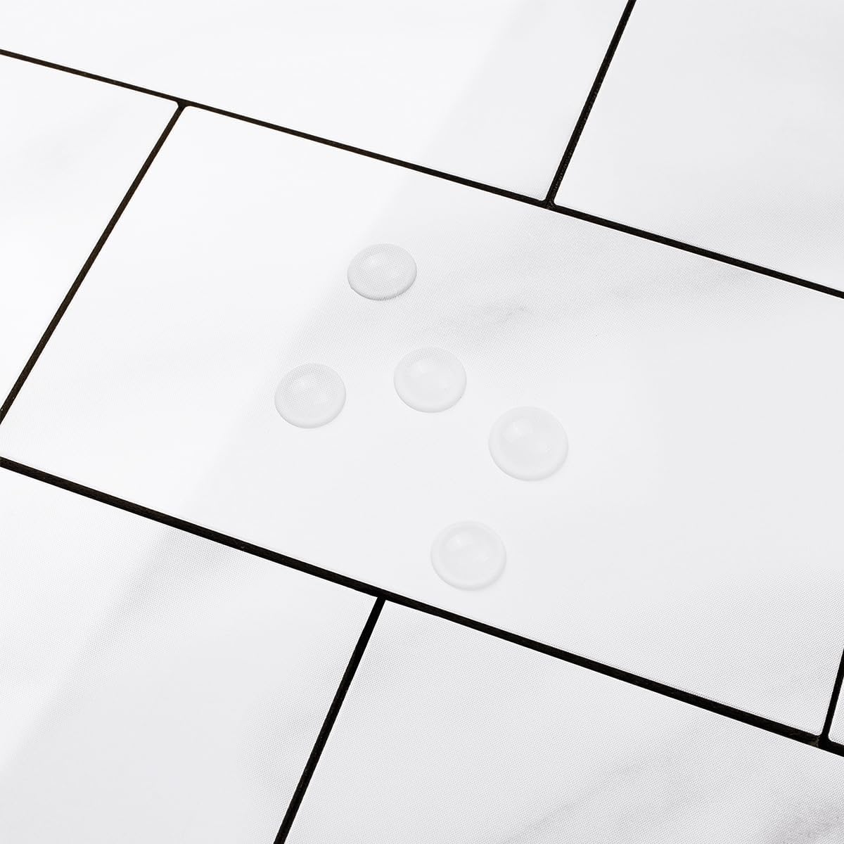 DICOFUN Azulejos de pared de mármol blanco pulido para despegar y pegar, azulejos de metro de PVC de 12 x 12 pulgadas de grosor para salpicaduras de