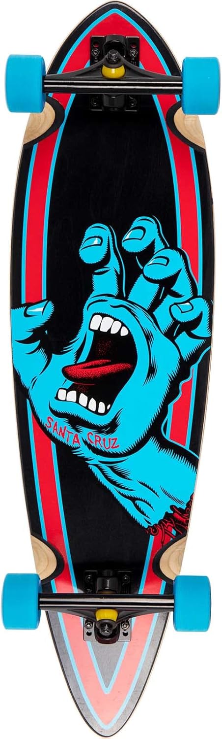 Santa Cruz Crucero de monopatín Screaming Hand de 9.20 x 33 pulgadas