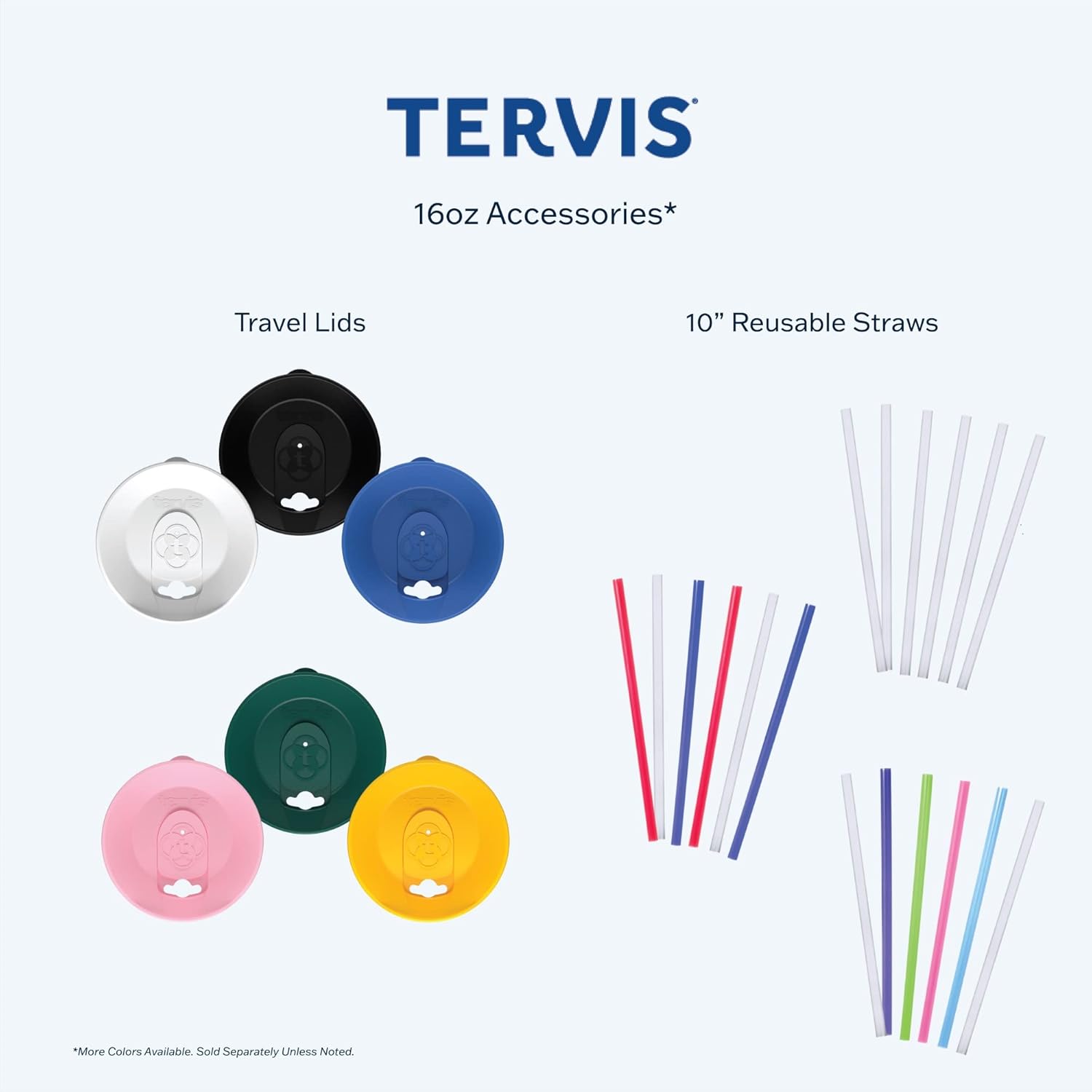 Tervis Vaso aislado de doble pared con logotipo azul marino fabricado en Estados Unidos mantiene las bebidas frías y calientes, 16 onzas, clásico