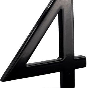 Montague Metal Products MHN-12-F-BK1-4 – Números de casa modernos flotantes o planos de aluminio negro de 12 pulgadas, 12 pulgadas Montague Metal Products MHN-12-F-BK1-4 – Números de casa modernos flotantes o planos de aluminio negro de 12 pulgadas, 12 pulgadas