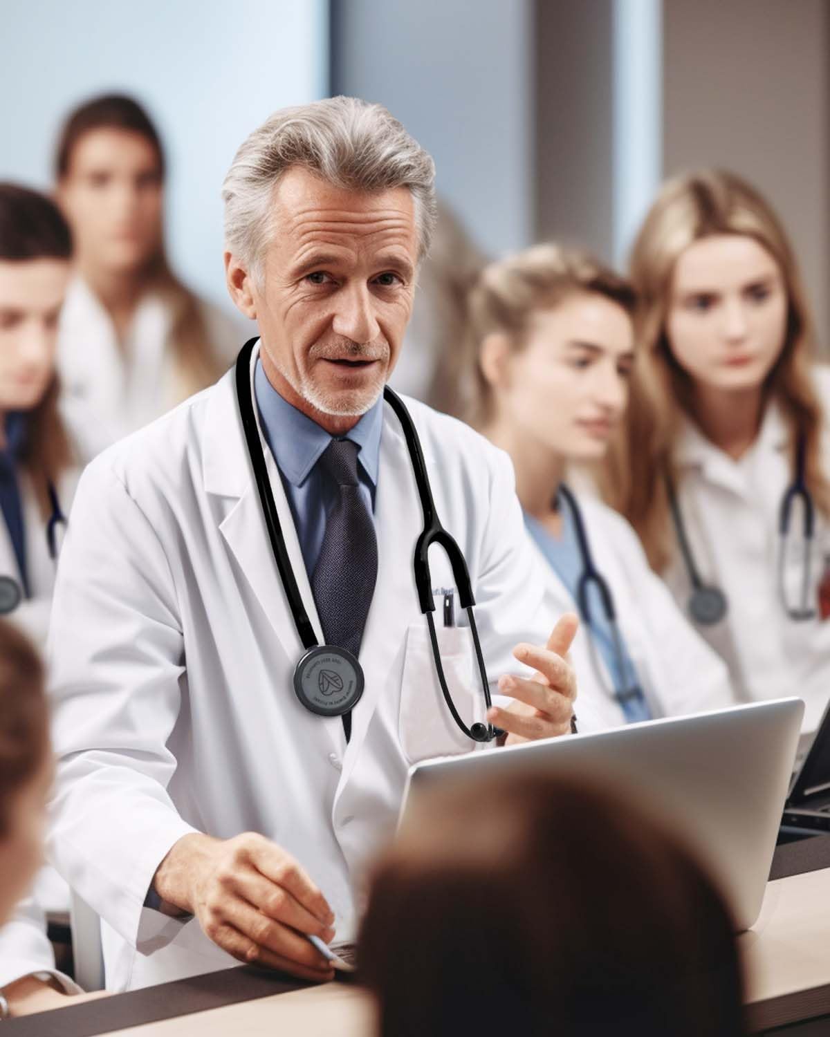 FriCARE Estetoscopio ligero de doble cabeza, estetoscopios clásicos para médicos, enfermeras, estudiantes, uso de salud en el hogar, adultos,
