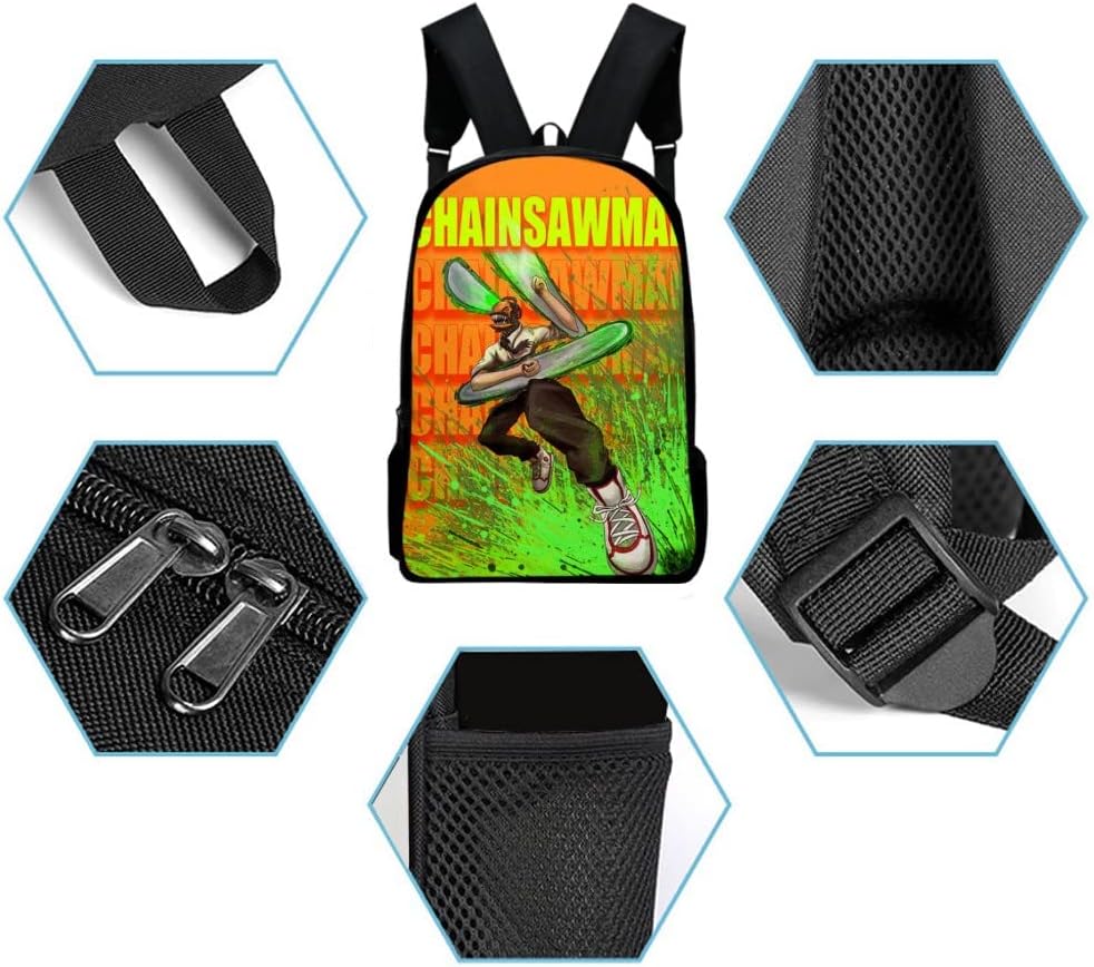Mochila de moda y bolso de hombro inclinado Mochila para computadora portátil Mochila linda de dibujos animados para mujeres y hombres, 9, Mochilas