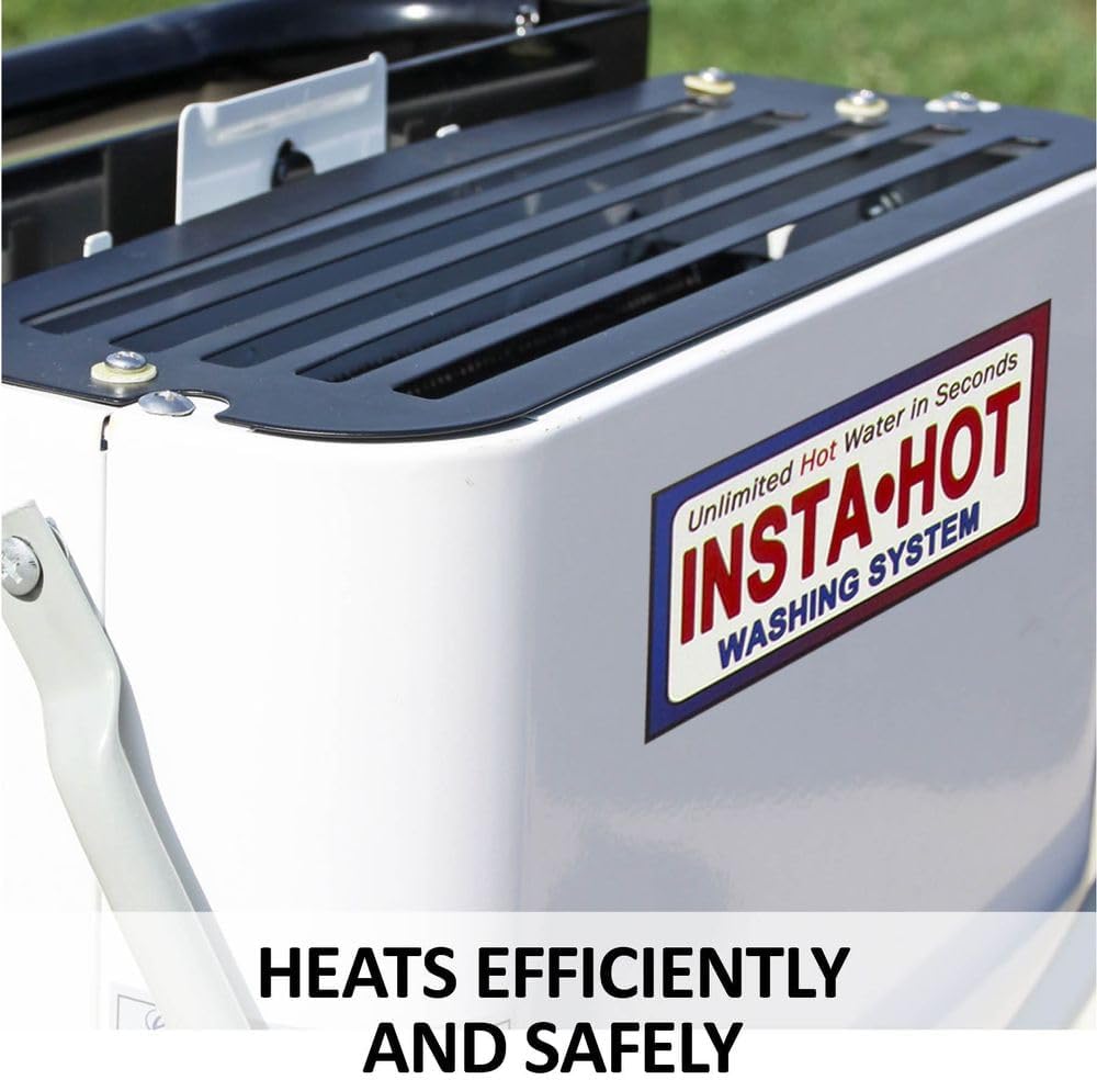 Original Portable Equine Washing System  Ultimate Comfort with Instant Warm Water  Comfortable, Stress-Free Horse