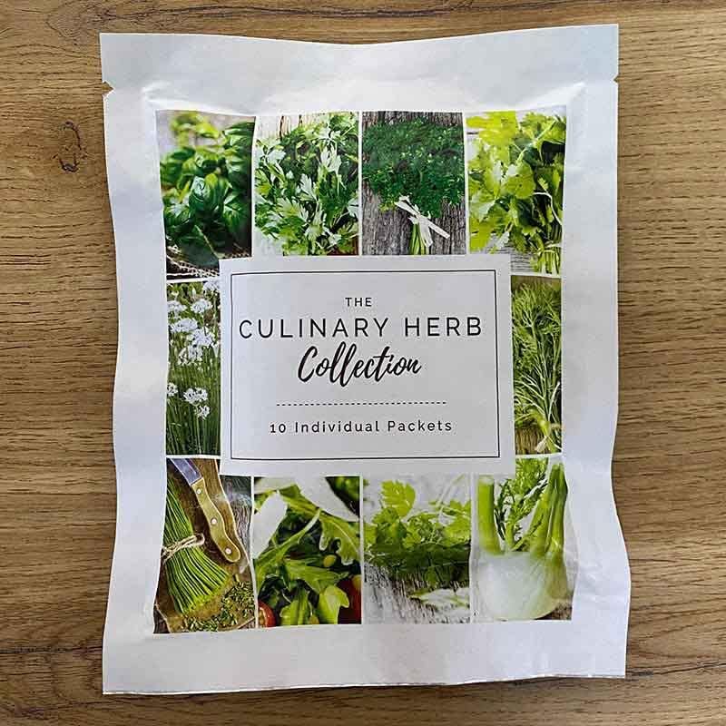 Eden Brothers Paquete variado de semillas de hierbas sin OMG para plantar, 10 paquetes  Semillas de hierbas de bajo mantenimiento, duración de