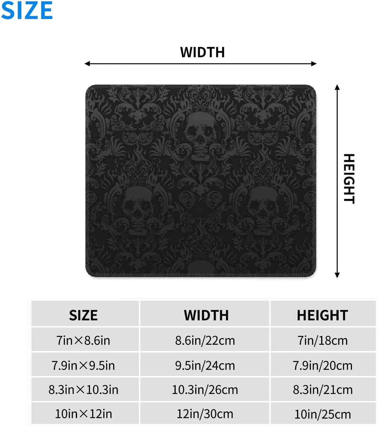 TWITED Alfombrilla para mouse, tejida a máquina, Overlock, posicionamiento de precisión, alfombrilla de mouse de goma antideslizante para juegos