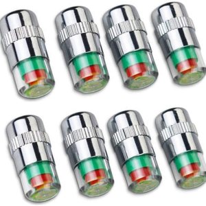 8 unids coche neumático presión monitor válvula vástago tapas caso sensor indicador 3 colores rojo amarillo verde ojo alerta 8 unids coche neumático presión monitor válvula vástago tapas caso sensor indicador 3 colores rojo amarillo verde ojo alerta