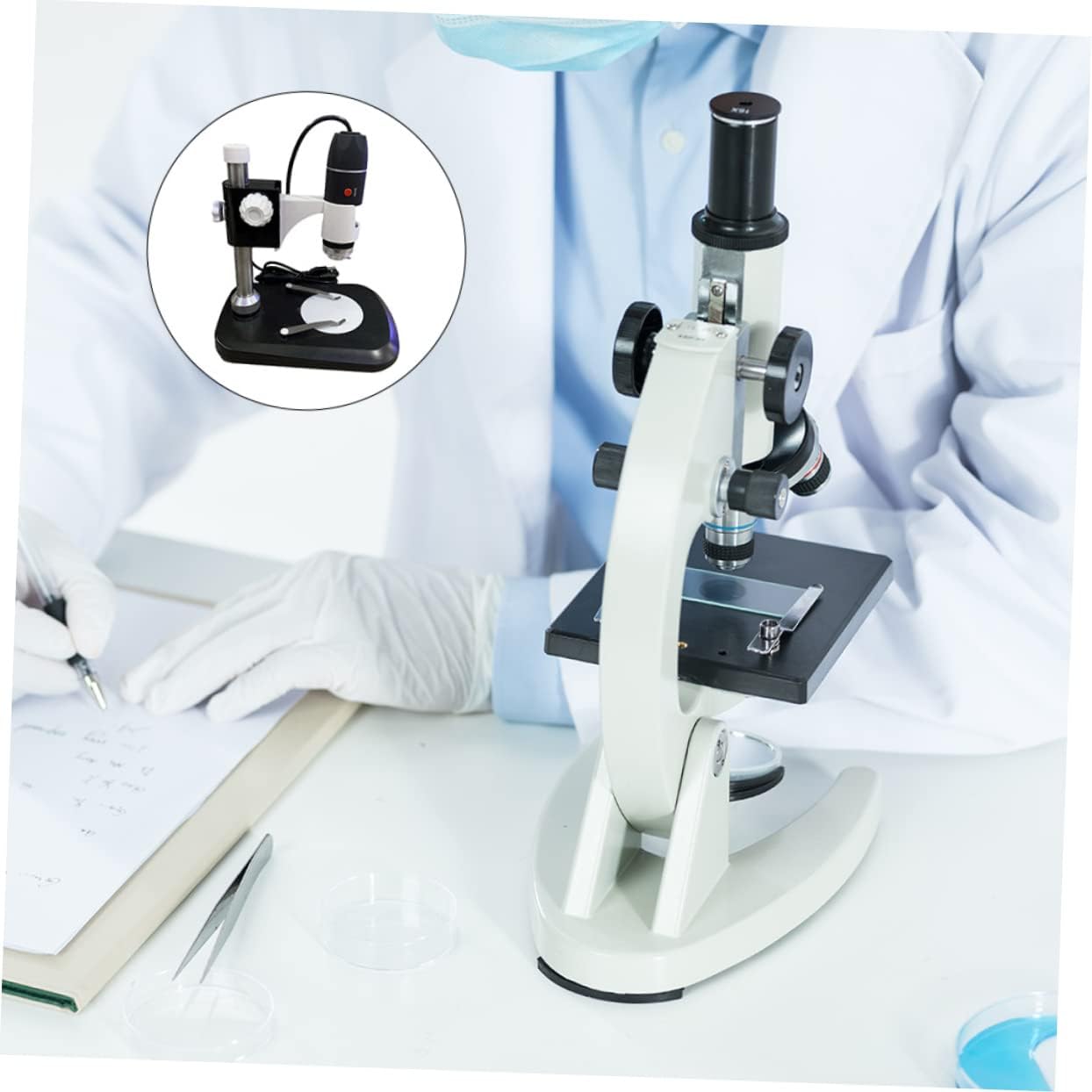 Homoyoyo Microscopio Cámaras Digitales Microscopio Digital Holográfico Espejo Lupa de mano Lupa de Soldadura Lupa Negro Dispositivo de Detección