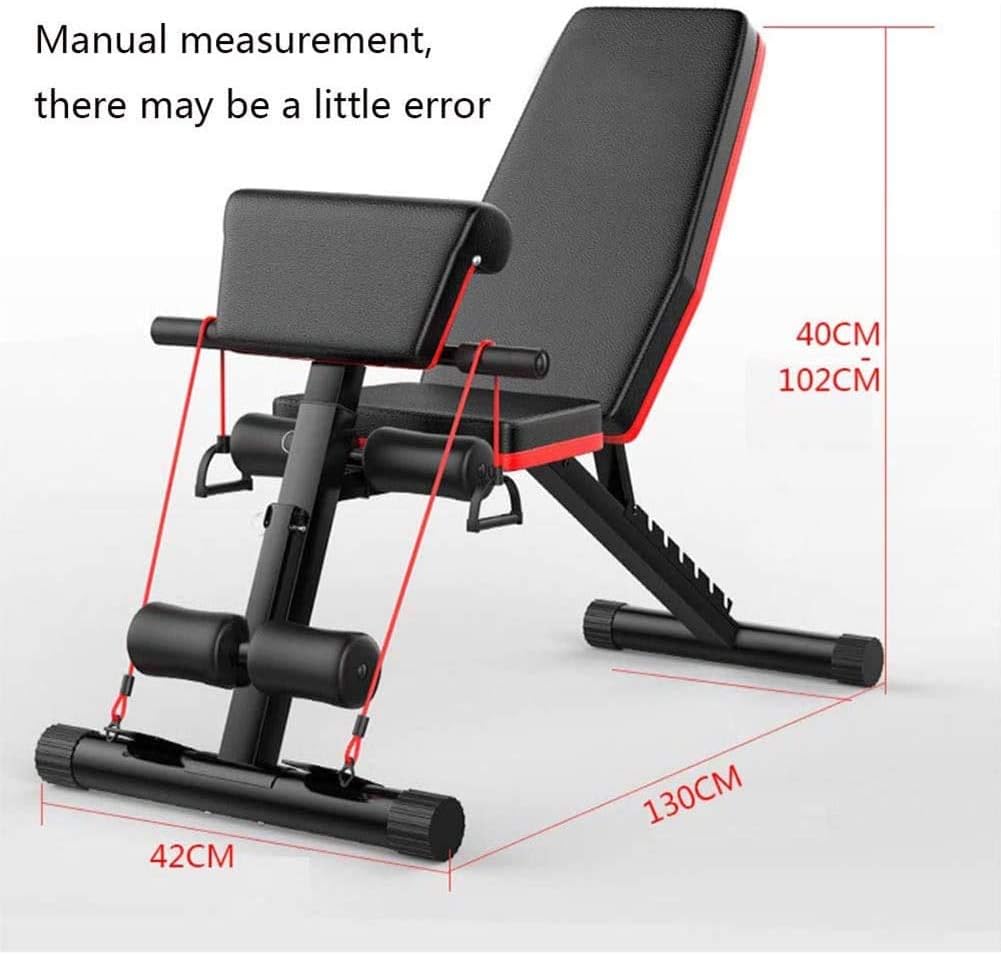 Banco de pesas ajustable, banco multiusos para sentarse, plano, inclinado, declinar, entrenamiento de fuerza, banco de gimnasio para entrenamiento
