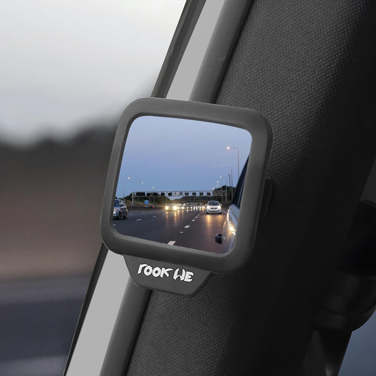 Espejo retrovisor del pasajero, espejo de punto ciego para puerta de salida y seguridad abierta, espejo retrovisor de segunda fila para automóvil