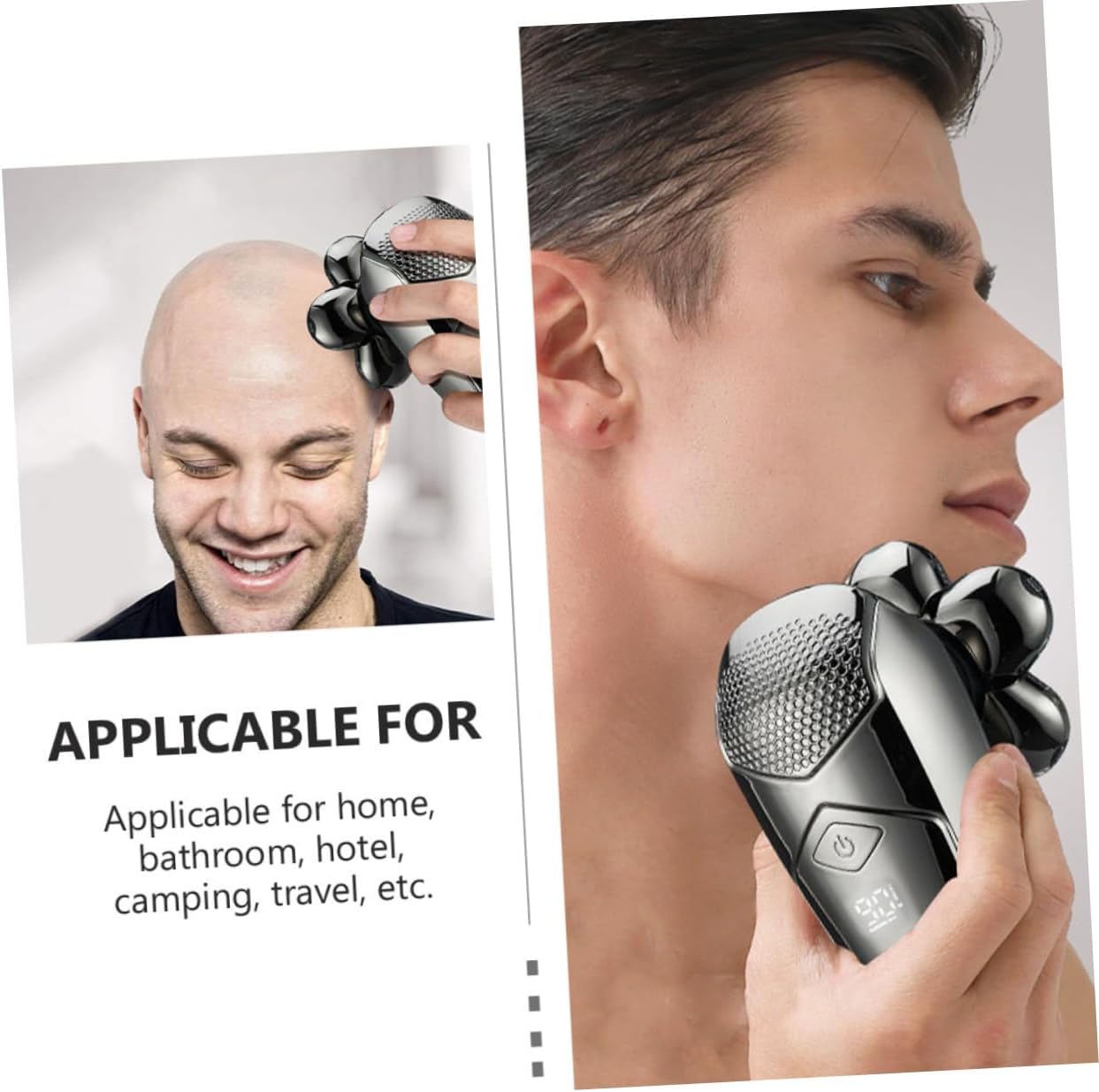 FOMIYES 6 Sets Electric Shaver Beard Trimmer Nose Hair Clipper Facial kit Electric Body Shaver Men Body Shaver Hair Clippers kit Waterproof Shaver