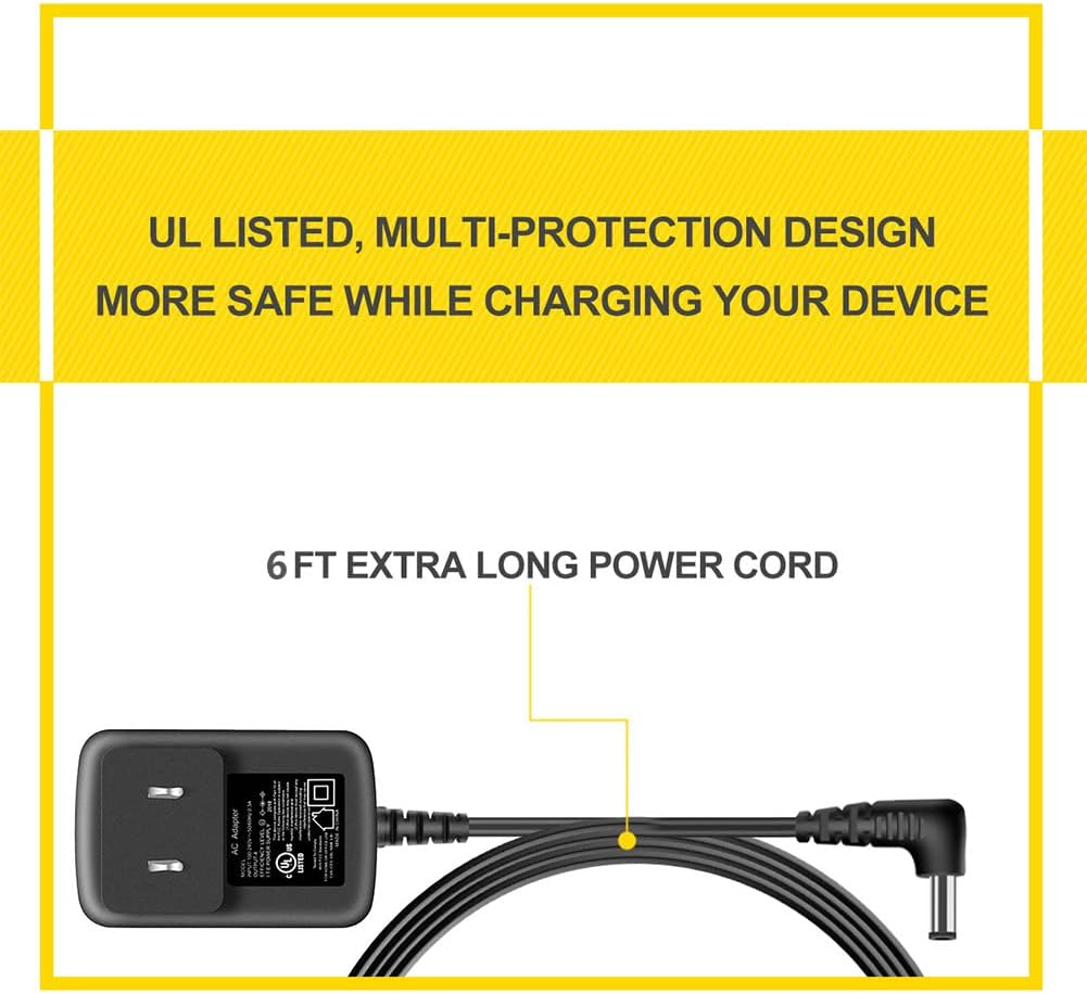 Cable de alimentación apto para recortadora WAHL 9880L, 9865, 9854l, 9860, 9876, cargador de cortadora de peluquería con certificación UL, adaptador