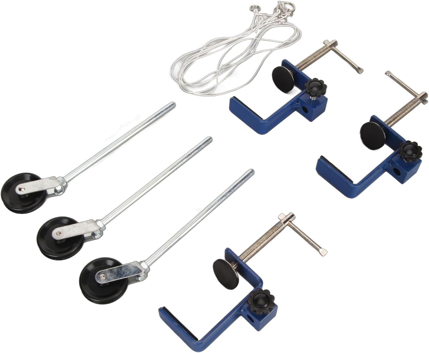 Abrazadera universal C para escritorio, abrazadera de montaje de mesa, 3 piezas de abrazadera C pesada abrazadera de montaje para laboratorio de