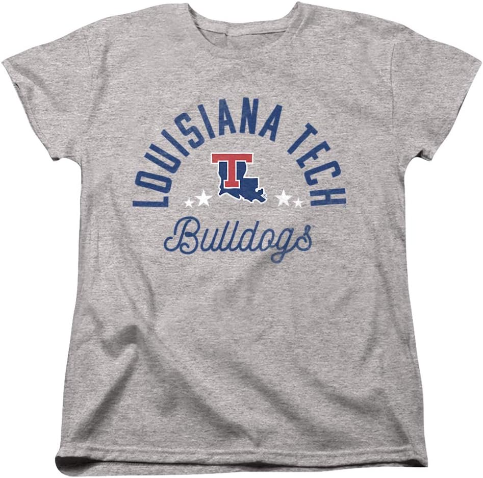 LOGOVISION Colección oficial de camisetas para mujer con diseño de mascota universitaria