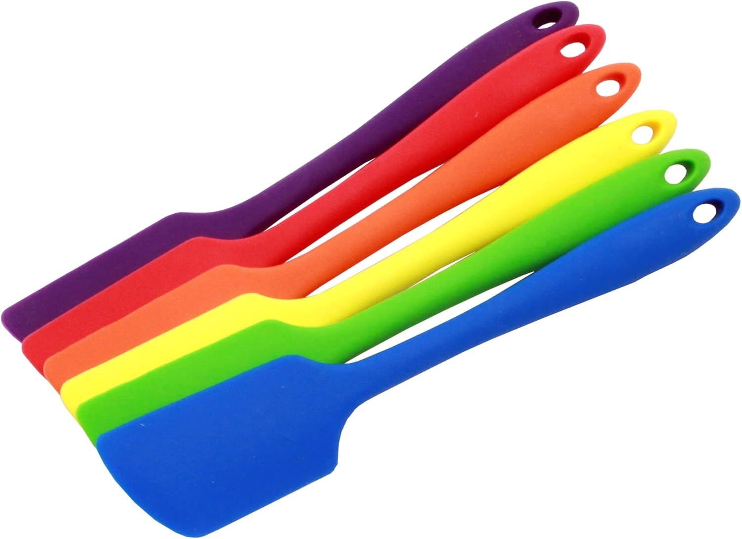 Chef Craft Espátula angular de silicona premium, 11 pulgadas, azul