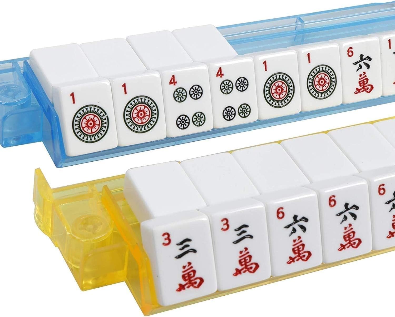 usamjtable American Mahjong Pusher Rack Combo Todo en Uno Rack y Empujador de Azulejos (Acrílico)