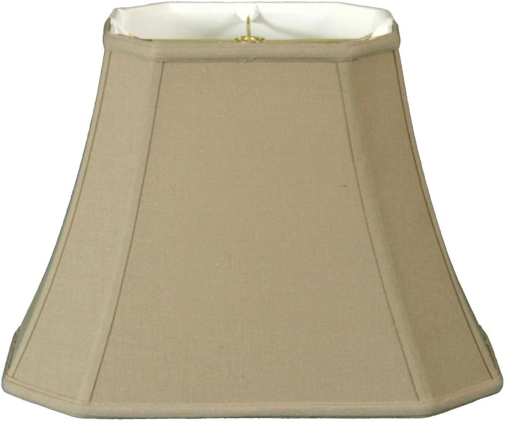 Royal diseños rectángulo Cut Corner Lámpara Sombra, BS-710-12LNBG