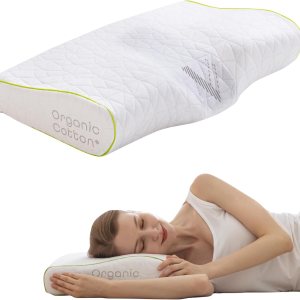 Vaverto Almohada ortopédica cervical para dormir de lado, contorno ajustable para aliviar el cuello y el dolor, ideal para dormir de lado, espalda y Vaverto Almohada ortopédica cervical para dormir de lado, contorno ajustable para aliviar el cuello y el dolor, ideal para dormir de lado, espalda y