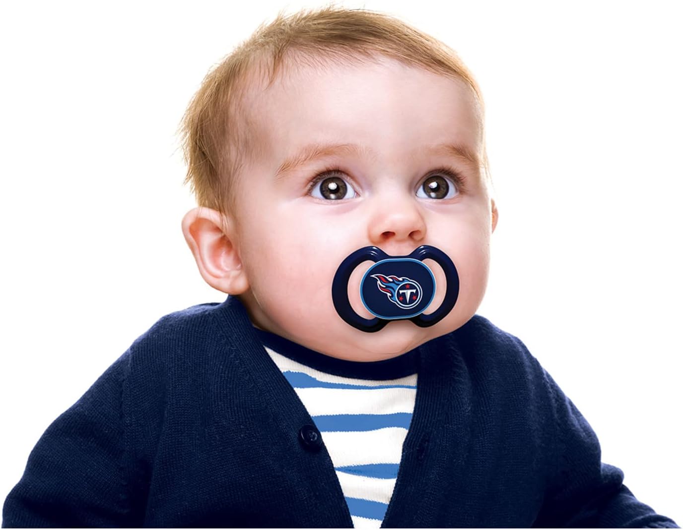 BabyFanatic – Chupete de 2 unidades, NFL Tennessee Titans, equipo oficial de la liga