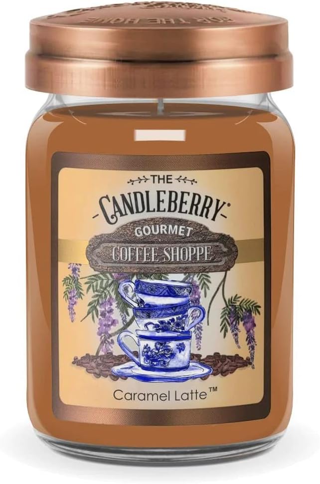 Candleberry Candles Colección Gourmet Coffee Shoppe  Fragancias fuertes para el hogar  Vertido a mano en los Estados Unidos  Altamente perfumado y