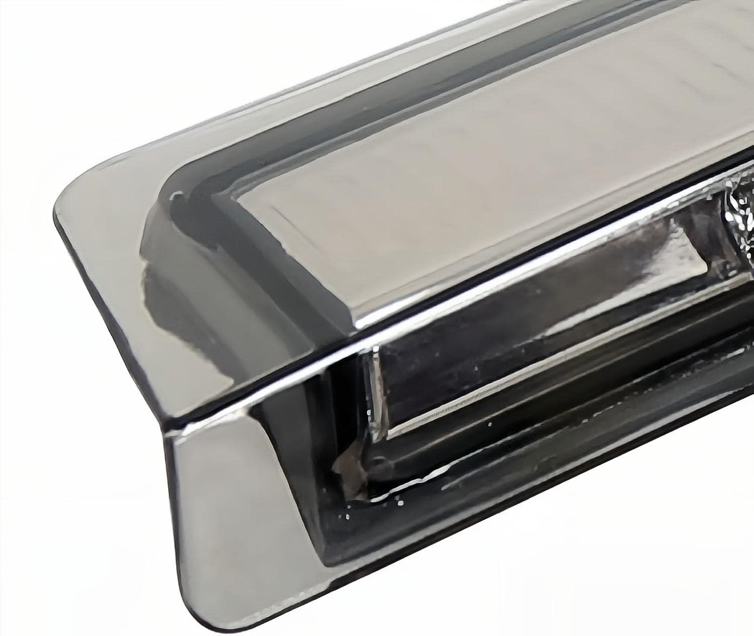 HECASA Tercera luz de freno LED 3 compatible con Ford Mustang 1999-2004 Centro de techo trasero de montaje alto, lámpara trasera con lente ahumada