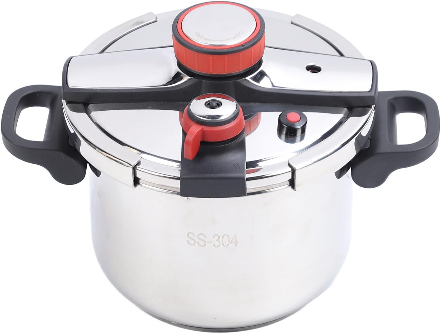 Olla de cocción a presión, mango plegable, olla de cocción a presión de inducción para cocina llama abierta (9L)