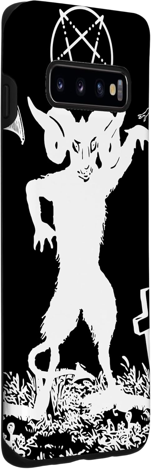 Galaxy S10 Baphomet Dark Fantasy Occult Case