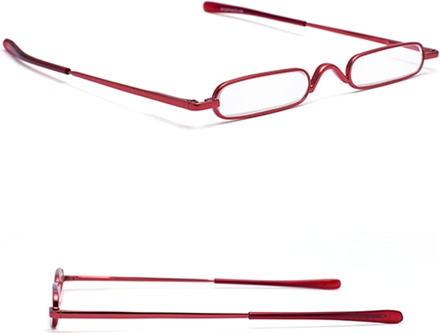 Mini lentes de lectura con bolígrafo delgado con estuche de clip portátil, lectores de bolsillo pequeño para hombres y mujeres