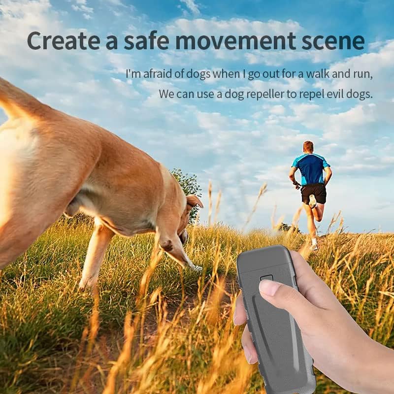 AlphaDesignLuxe, dispositivo ultrasónico antiladridos para disuasión de ladridos de perro, herramienta de entrenamiento de mascotas al aire libre,