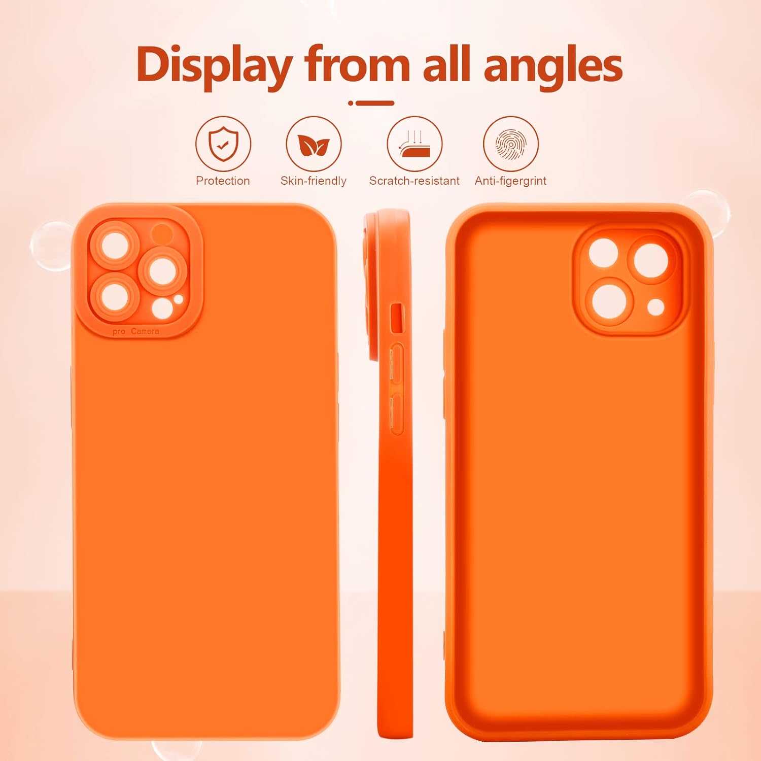 YZR Designed for iPhone 13 Pro Max Case, Soft Liquid Silicone Slim Protective Shockproof Phone Case Cover with Anti-Scratch Microfiber Lining, 6.7
