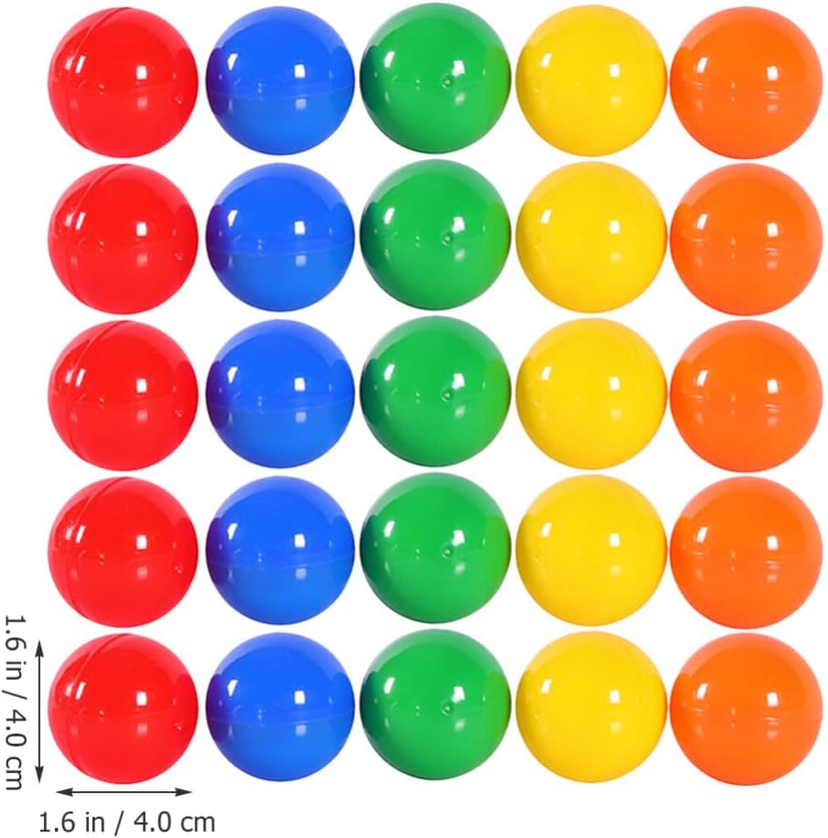 Zerodeko 100 Uds., bolas de lotería para fiesta, bolas de lotería de colores, bolas de pong, bolas de sorteo, bolas de juego de lotería, bolas de