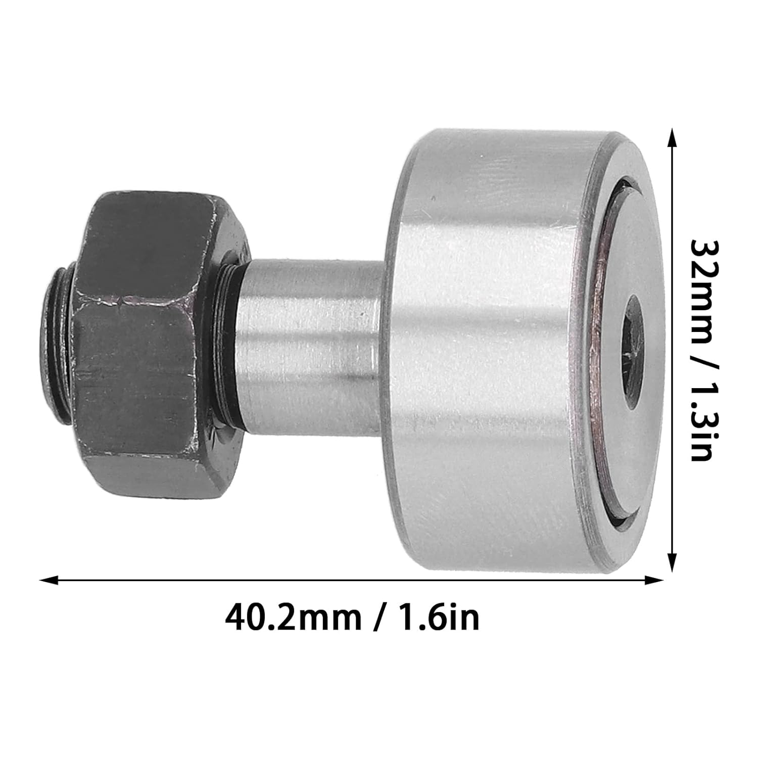 Cam Follower Bearing KR32CF12 Needle Roller Bearing Stainless Steel Durable Bolt Type CF KR Series for Textile Machine Tools Industrial Robots