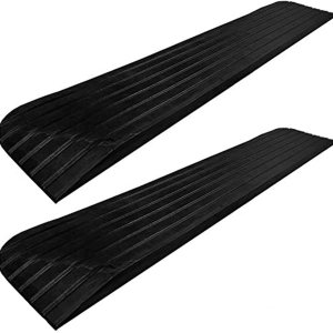 Electriduct Rampa de umbral de goma para silla de ruedas eléctrica de 2.5 pulgadas, paquete de 2 Electriduct Rampa de umbral de goma para silla de ruedas eléctrica de 2.5 pulgadas, paquete de 2