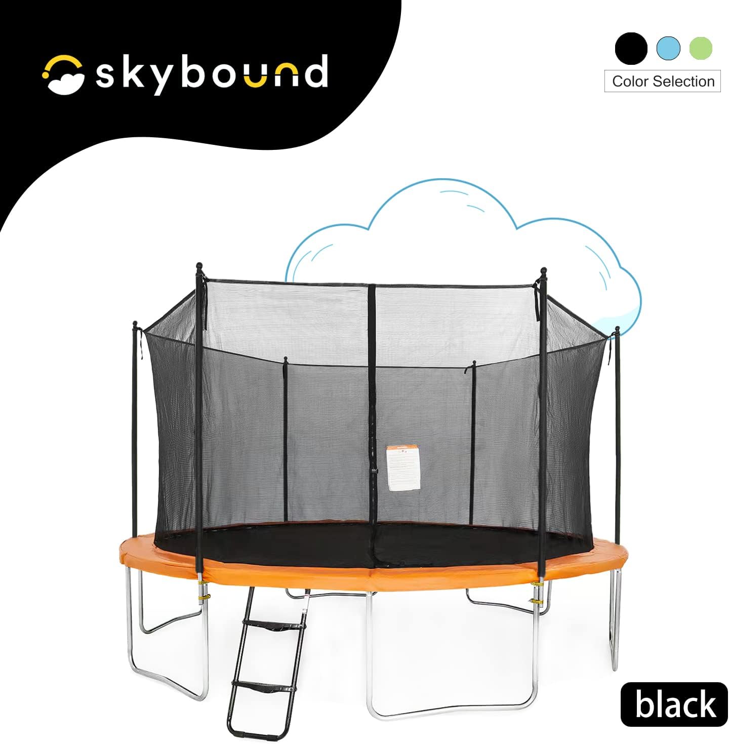 SkyBound Juego completo de 6 postes y accesorios de repuesto universales. Red no incluida. Variedad de colores