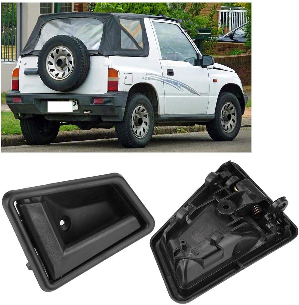 Keenso Manija de puerta interior delantera izquierda para Suzuki Sidekick Geo Chevy Tracker 1989-1998 Popular