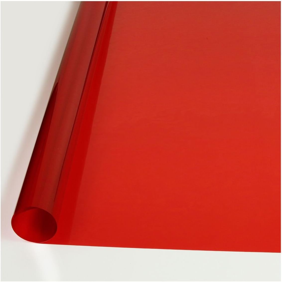 BDF – Película para ventana de tarjeta, color rojo transparente (36″ X 25ft)