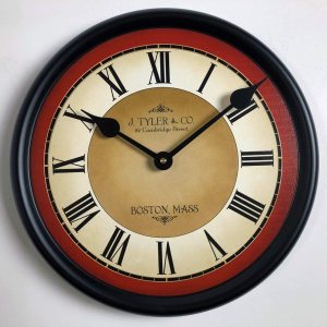 Galway – Reloj de pared rojo Mecanismo de cuarzo ultra silencioso Hecho a mano en Estados Unidos hermoso color nítido duradero Viene en 8 tamaños Galway – Reloj de pared rojo Mecanismo de cuarzo ultra silencioso Hecho a mano en Estados Unidos hermoso color nítido duradero Viene en 8 tamaños
