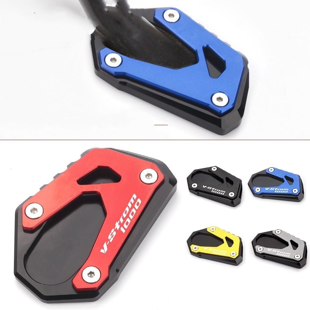 ACLIPS Motorcycle Side Stand pad for Suzuki VStrom 1000 DL1000 V-Strom 1000XT 2014-2019 2016 2017 2020 Motorcycle Kickstand Foot Side Stand