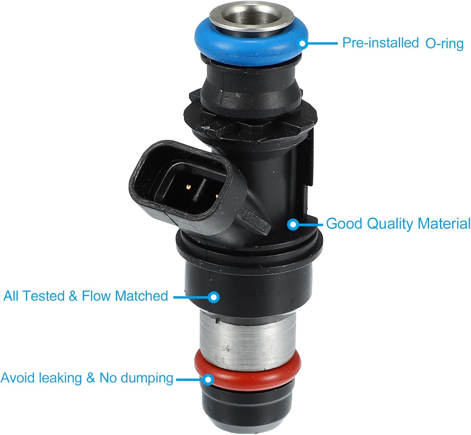 X AUTOHAUX 8 piezas 25317628 de repuesto de inyector de combustible para Chevy Silverado para GMC Sierra 1500 2500 3500 para GMC Yukon XL para Chevy