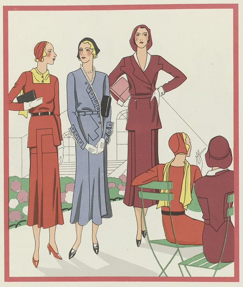 ArtDirect Art – Taste – Beauty, Female Elegance Sheets, May 1931, No. 129, 11th Year, P. 20 (1931) 8×9 UnFramed Museum Art Print Poster Ready for