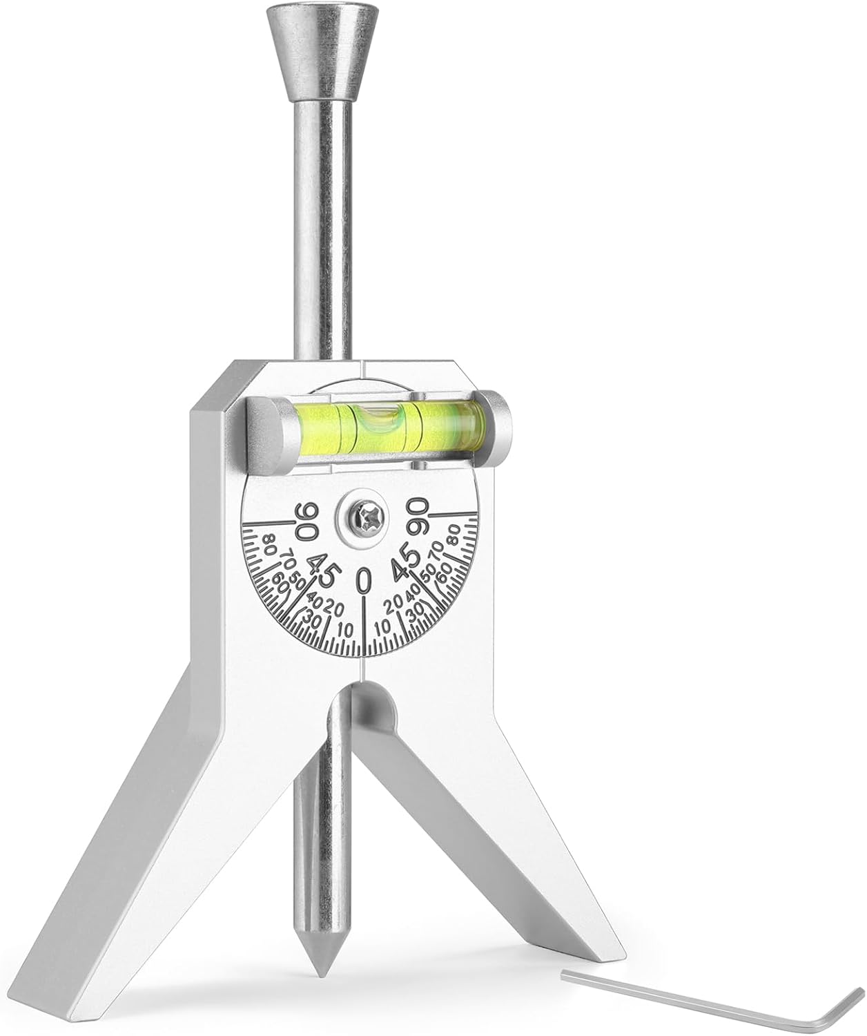 Buscador central de tuberías de alta calidad, herramienta esencial para buscadores de tuberías, mide 0.5 pulgadas y más, con base tipo Y de 4