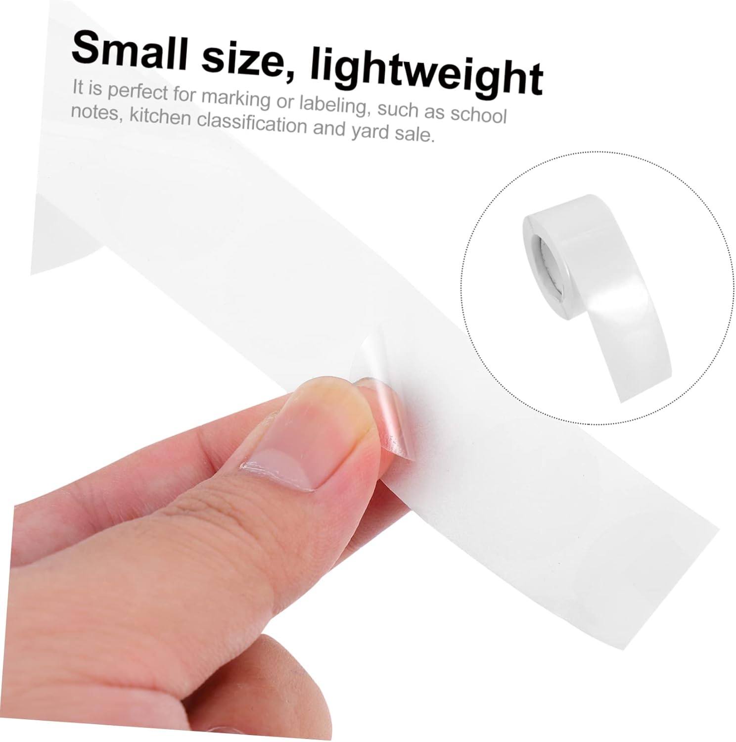 Abaodam 3000 Pcs Transparent Sealer Gift Wrapping Sticker Party Favor Sticker Labels Adhesive Sticker Self Clear Envelope Mailing Dot Stickers Gift