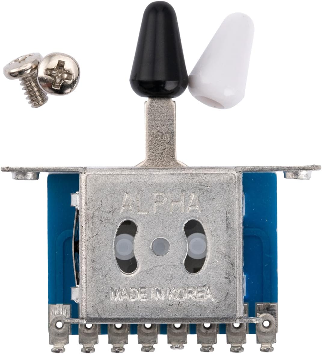 Interruptor de palanca selector Alpha de 3 vías para guitarra eléctrica estilo Tele de importación