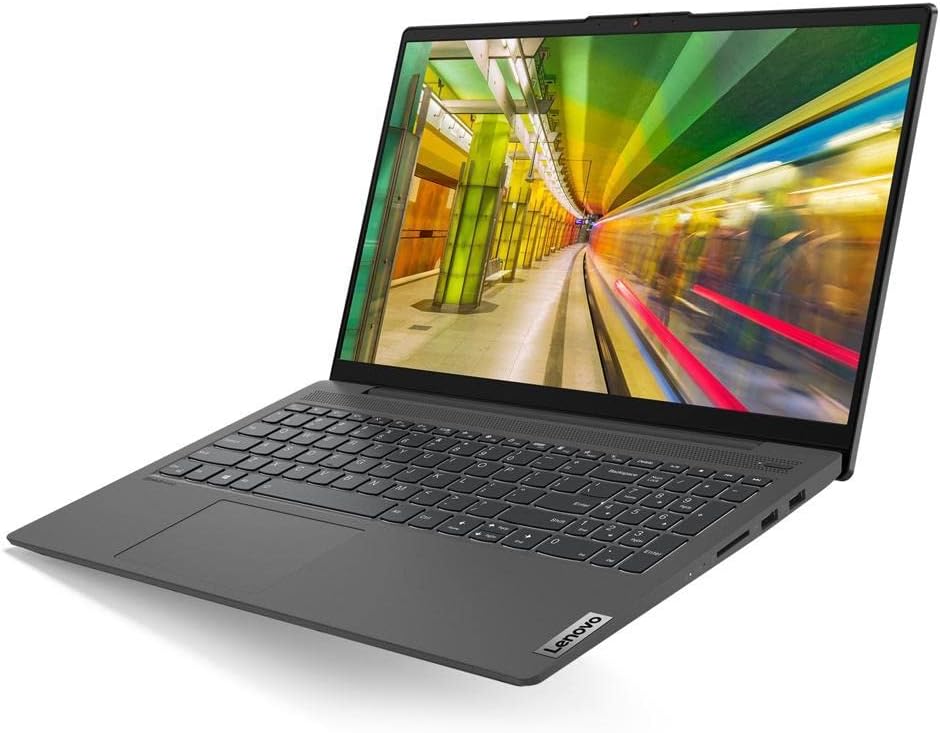 Laptop Lenovo IdeaPad 5i 2022, pantalla táctil FHD IPS de 15.6 pulgadas, Intel i7-1165G7 de 4 núcleos, gráficos Iris Xe, DDR4 de 8 GB, SSD de 256