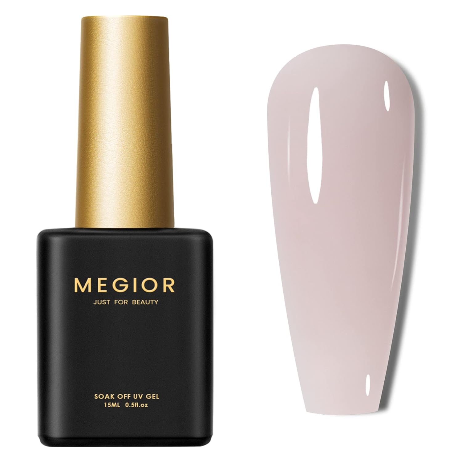 Esmalte de uñas de gel de 0.5 onzas líquidas, 0.5 fl oz, esmalte de gel morado gelatinoso, 1 esmalte de uñas translúcido, esmalte de gel neutro para