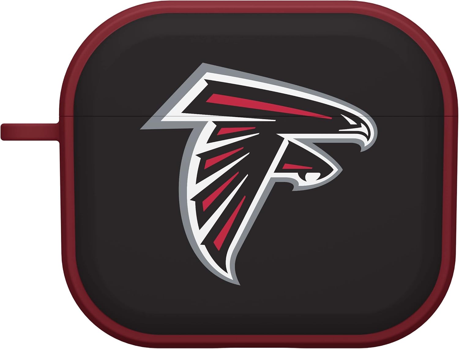 GAME TIME Atlanta Falcons HDX – Funda con nombre personalizado compatible con Apple AirPods Gen 3