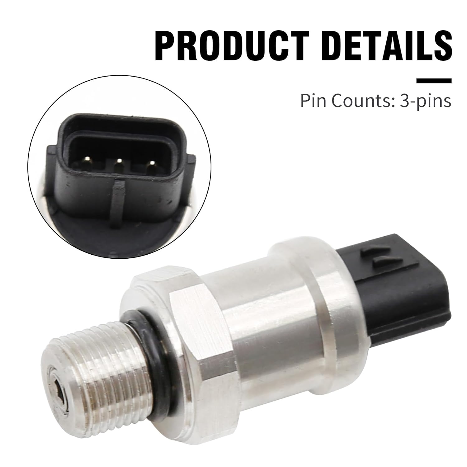 ZUDSKUY Sensor de Alta Presión Reemplazo para LS52S00015P1 Sensor de Alta Presión Excavadora Parte Compatible con Kobelco SK200-8