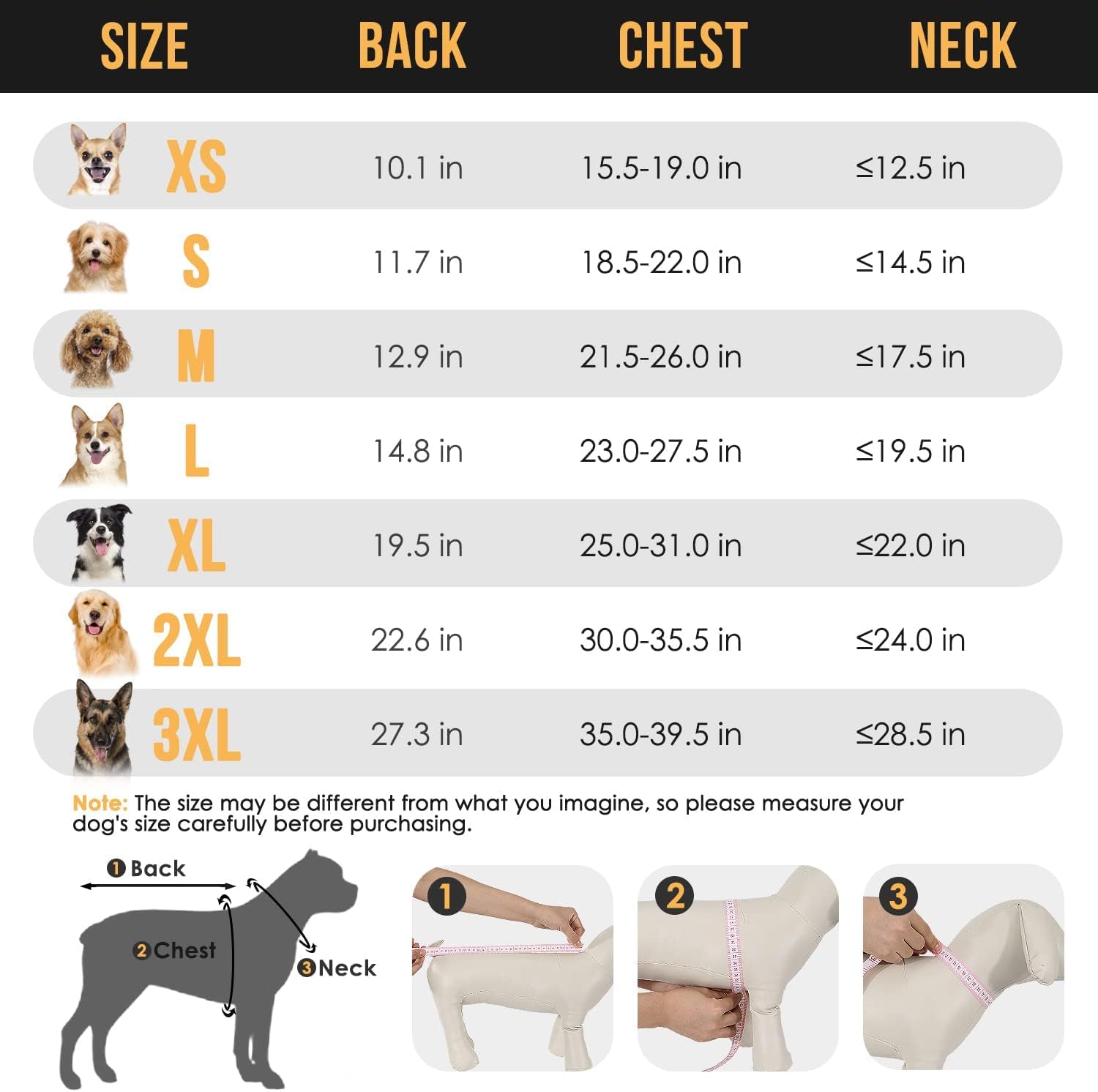 SlowTon Impermeable para perro, chaqueta de lluvia ajustable para perro, doble capa transparente, poncho impermeable para perro con correas